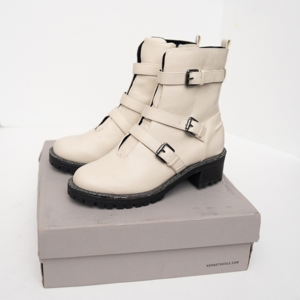 Kennth Cole Reaction. Tate Biker Boots.‎